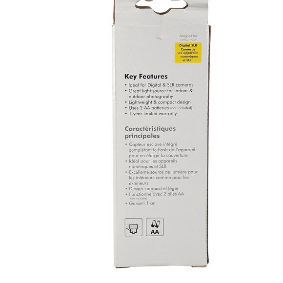 Xit XTDF Digital Slave Flash with Bracket for DSLR SLR Cameras New Open Box - Picture 7 of 10